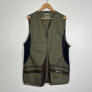Beretta Silver Pigeon EVO Shooting Vest Green/Brown (GT781T155307ABS) Size L
